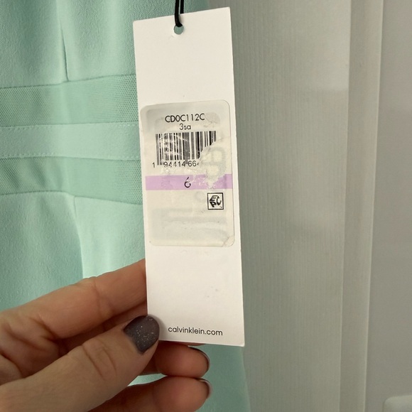 Calvin Klein Light Blue Midi Dress - Picture 12 of 12